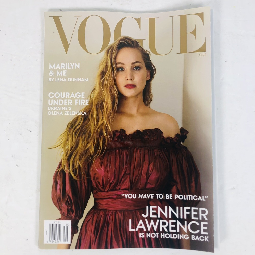 JENNIFER LAWRENCE - Vogue Magazine - October 2022 - BRAND NEW